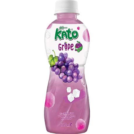 KATO Traubensaft mit Nata De Coco 320ml - Panda-Panda Asia Shop by JEN
