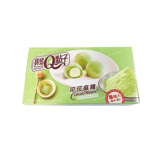 TW TW Cacao Mochi Matcha Flavor 80g - Panda-Panda Asia Shop by JEN