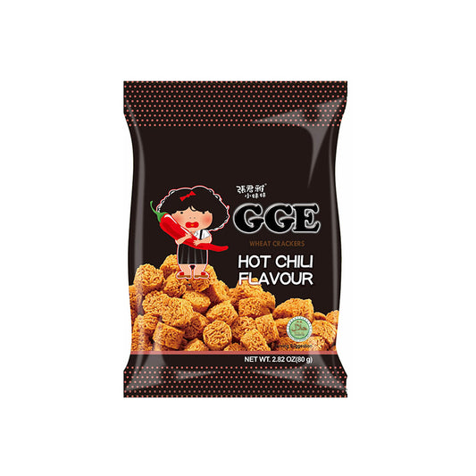 GGE TW GGE Wheat Crackers Hot Chili Flavor 80g - Panda-Panda Asia Shop by JEN