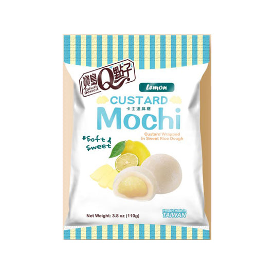 TW TW Q Custard Mochi Lemon Flavor 110g - Panda-Panda Asia Shop by JEN
