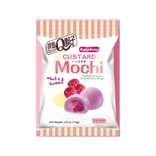 TW TW Q Custard Mochi Raspberry Flavor 110g - Panda-Panda Asia Shop by JEN