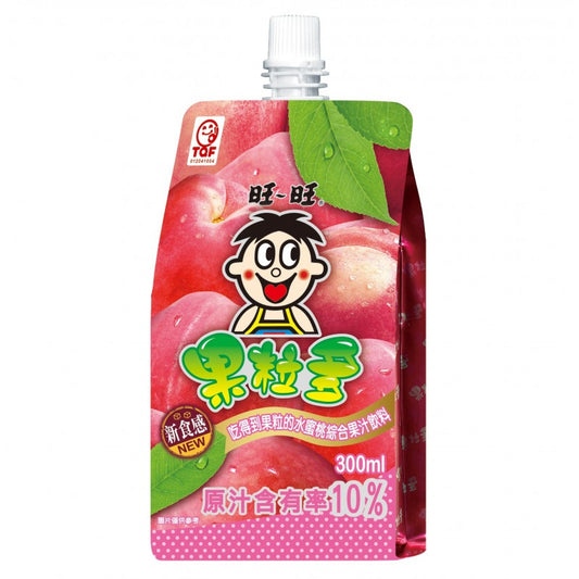 WANT WANT Fruchtdrink Pfirsich 300ml - Panda-Panda Asia Shop by JEN