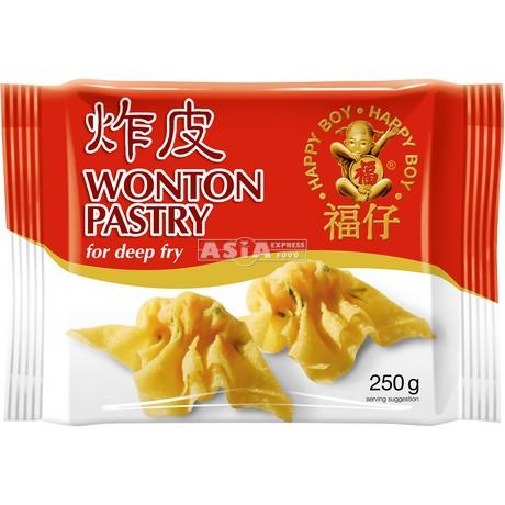 HAPPY BOY Wonton Teig zum Frittieren 250g - Panda-Panda Asia Shop by JEN
