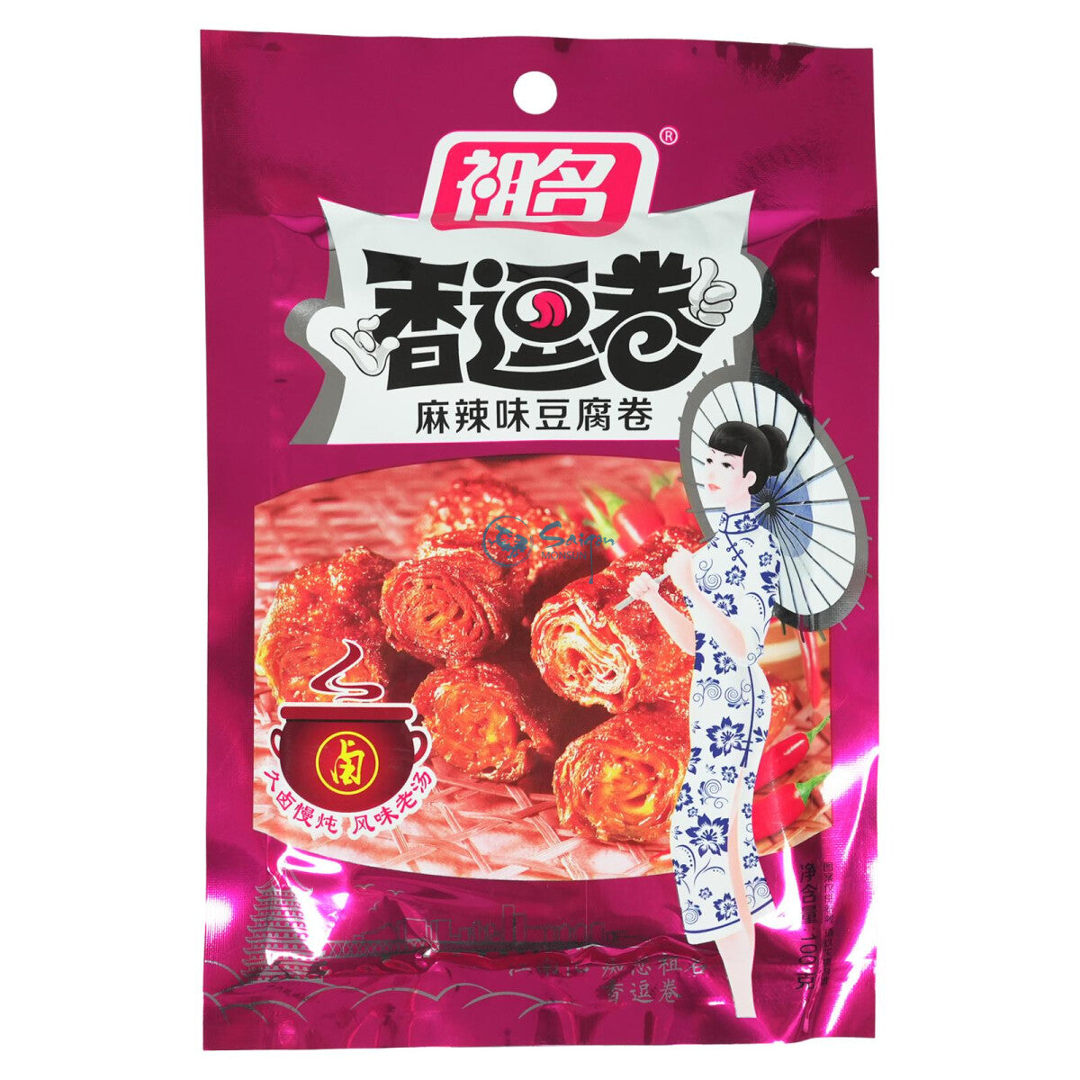 ZM ZM Soybean Rolls Spicy Flavour 100g - Panda-Panda Asia Shop by JEN